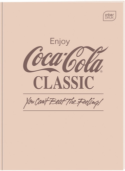 ZESZYT A4 W KRATKĘ 60 KARTEK SZKOLNY Z MARGINESEM COCA COLA INTERDRUK