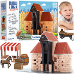 KLOCKI BRICK TRICK PODRÓŻE BUDUJ Z CEGŁY ŻURAW GDAŃSKI POLSKA 370 EL. TREFL