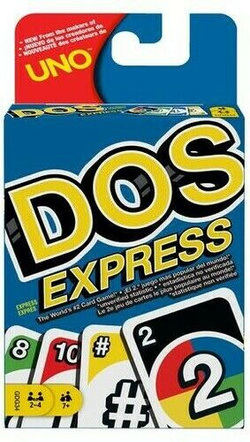 UNO DOS EXPRESS GRA KARCIANA KARTY MATTEL GDG34
