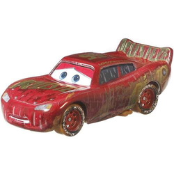 DISNEY AUTA CARS ZABŁOCONY ZYGZAK MCQUEEN POJAZD Z BAJKI AUTA MATTEL 