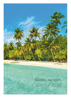 KALENDARZ NAUCZYCIELA PEDAGOGA A5 TERMINARZ 2025/2026 ROK TROPIKALNA PLAŻA