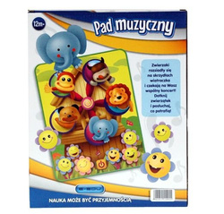 PAD MUZYCZNY WIATRACZEK DOTYKOWY E-EDU ZWIERZAKI