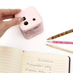 TEMPERÓWKA ELEKTRYCZNA PODWÓJNA KIDEA 2 GRUBOŚCI PASTELOWA RÓŻOWA