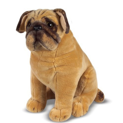 MASKOTKA PLUSZAK PIESEK MOPS 45 CM - MELISSA DOUG