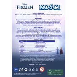 KRAINA LODU KOŚCI GRA ZRĘCZNOŚCIOWA PODRÓŻNA RODZINNA FROZEN TREFL 02689