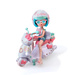 LALKA PRETTY PINK SCOOTER SKUTER HELLO KITTY MANGA MODA JAPOŃSKA PRZEGUBOWA