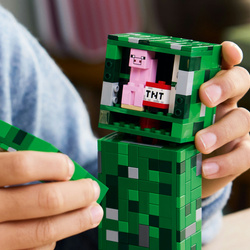 LEGO MINECRAFT CREEPER RUCHOMA FIGURKA DO BUDOWANIA 665 EL. 21276