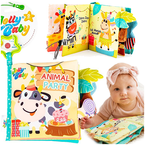 KSIĄŻECZKA SENSORYCZNA MATERIAŁOWA EDUKACYJNA ZWIERZĄTKA NA URODZINACH