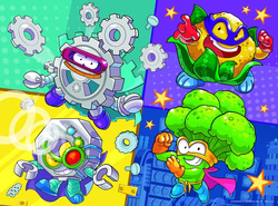 PUZZLE SUPERBOHATEROWIE SUPER THINGS 30 EL - TREFL