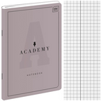 ZESZYT A4 60 KARTEK KRATKA 90g ACADEMY OKŁADKA SOFT TOUCH INTERDRUK