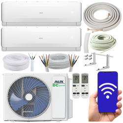 KLIMATYZATOR ŚCIENNY MULTISPLIT AUX FREEDOM 2 x 2,6 kW WIFi ZESTAW 3MB