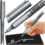 MARKER WODOODPORNY GRANIT M850 DECO SREBRNY DEKORACYJNY ARTYSTYCZNY