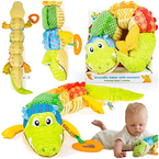 KROKODYL OSKAR Z MIARKĄ GRYZAK MATERIAŁOWY SENSORYCZNY SZELEŚCI JOLLY BABY