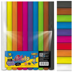 BIBUŁA MARSZCZONA 10 ŻYWYCH KOLORÓW CLASSIC MINI 25x200cm SZKOLNA PASTELLO