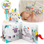 KSIĄŻECZKA SENSORYCZNA MATERIAŁOWA EDUKACYJNA ZWIERZĄTKA Z FARMY ZAWIESZKA