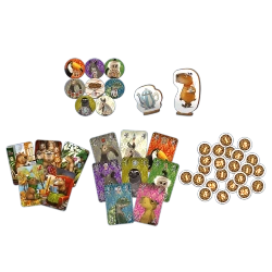 GRA KARCIANA RODZINNA KAPIBARY HERBACIARY STRATEGICZNA TREFL 02737