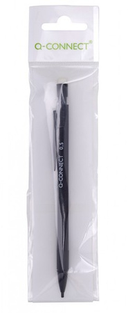 OŁÓWEK AUTOMATYCZNY Z GUMKĄ 0.5 mm 3 GRAFITY HB CZARNY Q-CONNECT - 3 sztuki