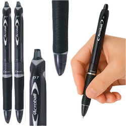 DŁUGOPIS AUTOM OLEJOWY ACROBALL CZARNY 0,7mm PILOT WYMIENNE WKŁADY - 2 szt.