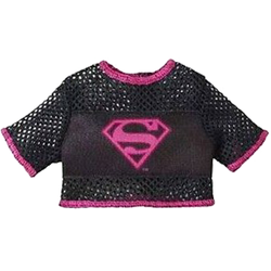 UBRANKO CZARNY TOP SUPERMAN BARBIE MATTEL