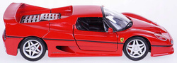 SAMOCHÓD BBURAGO 1/24 - FERRARI F50 CZERWONY