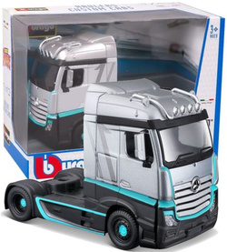 MERCEDES ACTROS SAMOCHÓD METALOWY MODEL POJAZD STREET FIRE BBURAGO 1:43