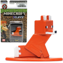 MINECRAFT FIGURKA KOLEKCJONERSKA METALOWA NANO METALFIGS FOX LIS