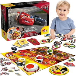 GRA PLANSZOWA ELEKTRONICZNA GRA WYŚCIGOWA AUTA CARS WYŚCIGI LISCIANI
