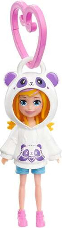 POLLY POCKET FIGURKA LALECZKA ZAWIESZKA UBRANKO BLUZA PANDA MATTEL