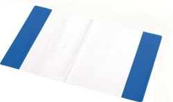 OKŁADKA NA ZESZYT A5 PVC KOLOROWE BRZEGI PANTA PLAST 4 sztuki