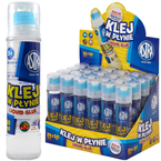 KLEJ SZKOLNY W PŁYNIE Z APLIKATOREM TRANSPARENTNY 50 ml ASTRA - 24 sztuki