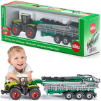 CLAAS XERION TRAKTOR Z CYSTERNĄ OPRYSKIWACZ SIKU CIĄGNIK GUMOWE OPONY 1827