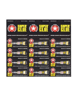 KLEJ SUPER GLUE 2g BŁYSKAWICZNY MOCNY ORYGINALNY Z GWIAZDKĄ - 2 szt.