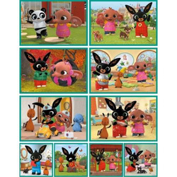 PUZZLE BING KOLOROWA UKŁADANKA 10w1 CO ROBI BING? 329 ELEMENTÓW 90393 TREFL