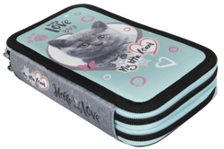 PIÓRNIK PODWÓJNY Z WYPOSAŻ. MY LITTLE FRIEND KOTEK