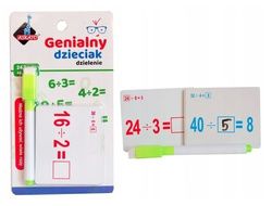 GENIALNY DZIECIAK DZIELENIE FISZKI MATEMATYCZNE NAUKA LICZENIA ASKATO