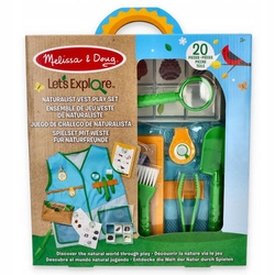 NIEZBĘDNIK MAŁEGO ODKRYWCY BADACZ PRZYRODY 20 ELEMENTÓW MELISSA AND DOUG