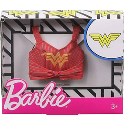 UBRANKO CZERWONY TOP WONDER WOMAN BARBIE MATTEL