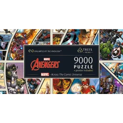 PUZZLE 9000 ELEMENTÓW MARVEL AVENGERS COMIC UNIVERSE PREMIUM 81022 TREFL