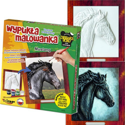 WYPUKŁA MALOWANKA KOŃ MUSTANG - MIRAGE HOBBY