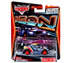 SAMOCHÓD AUTA CARS NEON METAL MAX SCHNELL - MATTEL