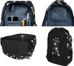 3w1 PLECAK BP-26 STRIGHT ALIENS ODBLASKOWI KOSMICI