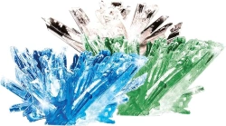 ŚWIECĄCE KRYSZTAŁOWE LABORATORIUM ZESTAW NAUKOWY LAMPKA LED BRAINSTORM