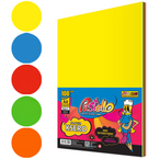 PAPIER KSERO A4 KOLOROWY 100 ARKUSZY 5 INTENSYWNYCH KOLORÓW 80g PASTELLO