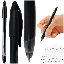 DŁUGOPIS CZARNY KEYROAD BALL PEN SOFT JET KULKOWY ERGONOMICZNY 0.7mm