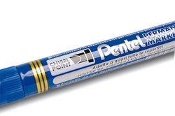 MARKER PERMANENTNY ŚCIĘTY PENTEL N860 - NIEBIESKI