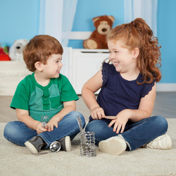 PRZYBORY KUCHENNE METALOWE ZABAWKOWE DLA DZIECI MELISSA AND DOUG 7 EL.