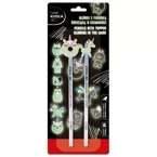 OŁÓWEK SZKOLNY HB Z FIGURKAMI ŚWIECĄCYMI W CIEMNOŚCI 2 SZTUKI KIDEA