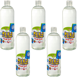 KLEJ DO SLIME GLUTÓW W PŁYNIE TRANSPARENTNY BEZBARWNY 500ml ASTRA - 5 szt.