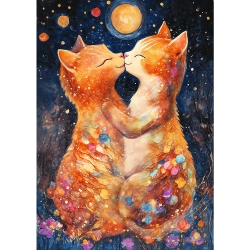 PUZZLE 500 ELEMENTÓW POCAŁUNEK W ŚWIETLE KSIĘŻYCA UKŁADANKA 37546 TREFL