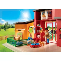 PLAYMOBIL HOTEL DLA ZWIERZĄT "ŁAPKA" MY LIFE 159 EL. FIGURKI AKCESORIA